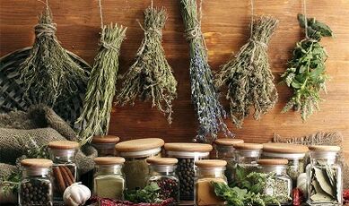 Herb for removing parasites from the body
